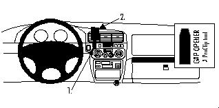Brodit ProClip, Isuzu/Opel i gruppen Billyd / Hva passer i min bil / Isuzu hos BRL (240852380)