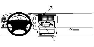 Mitsubishi L200/Pick Up 97-05, Sentrert i gruppen Billyd / Hva passer i min bil / Mitsubishi / L200 hos BRL (240852414)