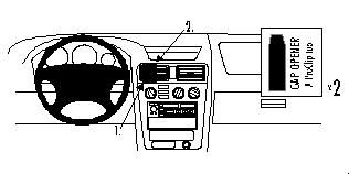 Mitsubishi Galant 97-03, Sentrert i gruppen Billyd / Hva passer i min bil / Mitsubishi / Galant hos BRL (240852423)