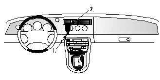 Brodit ProClip, Jaguar XK8 / XKR/XK-Series 97-06 i gruppen Billyd / Hva passer i min bil / Jaguar hos BRL (240852429)