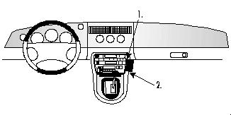 Brodit ProClip, Jaguar XK8 / XKR/XK-Series 97-06 i gruppen Billyd / Hva passer i min bil / Jaguar hos BRL (240852430)