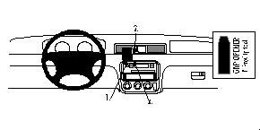 ProClip Monteringsbøyle Honda CR-V 97-01 i gruppen Billyd / Hva passer i min bil / Toyota / Tundra hos BRL (240HONCRV97PROC)