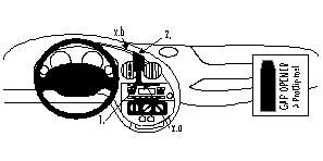 ProClip Monteringsbøyle Ford Ka 97-08 i gruppen Billyd / Hva passer i min bil / Ford / Ka / Ka 2000-2008 hos BRL (240FORKA97PROC)