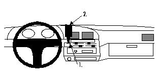 Brodit ProClip, Toyota/Volkswagen i gruppen Billyd / Hva passer i min bil / Toyota / Hilux / Hilux 1988-1997 hos BRL (240852482)