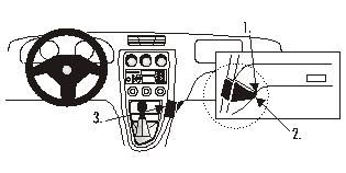 ProClip Monteringsbøyle Alfa Romeo 156 98-01, Vinklet, lav i gruppen Billyd / Hva passer i min bil  / Alfa Romeo hos BRL Electronics (240852517)