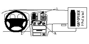 Toyota Avensis 98-02, senter i gruppen Billyd / Hva passer i min bil / Toyota / Avensis / Avensis 1997-2003 hos BRL (240852535)