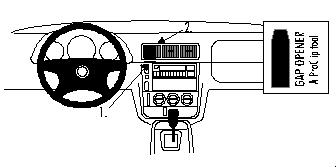 Brodit ProClip, Mercedes Benz M-Klasse/ML 98-04 i gruppen Nyheter hos BRL (240852563)