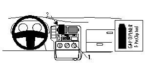 ProClip Monteringsbøyle Seat Arosa 98-00/VW Polo 98-99, Sentrert i gruppen Billyd / Hva passer i min bil  / Volkswagen / Polo / Polo 1994-1999 hos BRL Electronics (240852605)