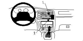 Brodit ProClip, Suzuki Grand Vitara/Vitara/XL-7 02-04 i gruppen Billyd / Hva passer i min bil / Suzuki / Grand Vitara / Grand Vitara 1998-2006 hos BRL (240852641)