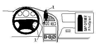 Kia Sephia/Shuma 98-00, Sentrert i gruppen Billyd / Hva passer i min bil / Kia / Shuma / Shuma 1999-2002 hos BRL (240852646)