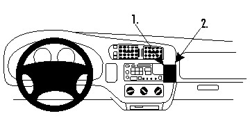 Brodit ProClip, Oldsmobile Bravada 98-05 i gruppen Nyheter hos BRL (240852679)