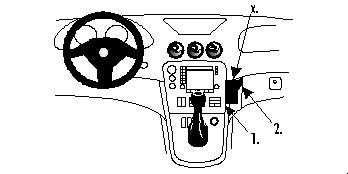 ProClip Monteringsbøyle Alfa Romeo 166 99-07, Vinklet i gruppen Billyd / Hva passer i min bil / Alfa Romeo hos BRL Electronics (240852681)