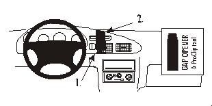 ProClip Monteringsbøyle Ford Ranger 01-06/Mazda B-series 99-07, Sentrert i gruppen Billyd / Hva passer i min bil / Ford / Ranger / Ranger 2004-2006 hos BRL Electronics (240852727)