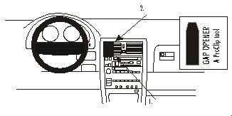 ProClip Monteringsbøyle Lexus LS Serie 90-94, Sentrert i gruppen Billyd / Hva passer i min bil  / Lexus hos BRL Electronics (240852748)