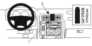 ProClip Monteringsbøyle Toyota LandCruiser 90 97-02 i gruppen Billyd / Hva passer i min bil / Toyota / Landcruiser / Landcruiser 1996-2008 hos BRL (240TOYLAN9097PRO)