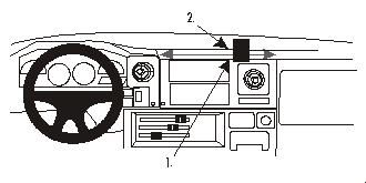 ProClip Monteringsbøyle Toyota LandCruiser 70 84-98, Vinklet i gruppen Billyd / Hva passer i min bil / Toyota / Landcruiser / Landcruiser 1996-2008 hos BRL Electronics (240852758)