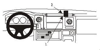 ProClip Monteringsbøyle Toyota LandCruiser 70 84-98, Vinklet i gruppen Billyd / Hva passer i min bil  / Toyota / Landcruiser / Landcruiser 1996-2008 hos BRL Electronics (240852758)