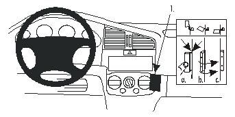 ProClip Monteringsbøyle Nissan Primera 00-01, Vinklet i gruppen Billyd / Hva passer i min bil / Nissan / Primera hos BRL Electronics (240852797)