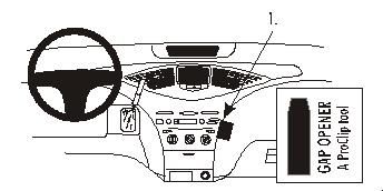 ProClip Monteringsbøyle Toyota Prius 00-03, Vinklet i gruppen Billyd / Hva passer i min bil / Toyota / Prius / Prius 2000-2003 hos BRL Electronics (240852802)