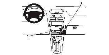 ProClip Monteringsbøyle Nissan Maxima 00-04, Vinklet i gruppen Billyd / Hva passer i min bil / Nissan / Maxima hos BRL Electronics (240852811)