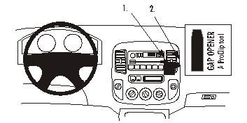 ProClip Monteringsbøyle Ford Maverick 01-07 i gruppen Billyd / Hva passer i min bil  / Ford / Maverick / Maverick 1993-2003 hos BRL Electronics (240852899)