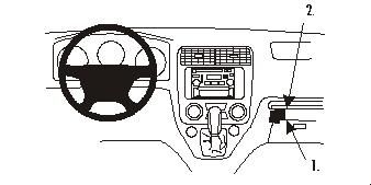 ProClip Monteringsbøyle Honda Stream 01-07, Vinklet i gruppen Billyd / Hva passer i min bil  / Toyota / Prado  hos BRL Electronics (240852918)