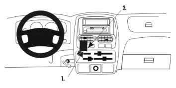 ProClip Monteringsbøyle Nissan Navara 00-05 i gruppen Billyd / Hva passer i min bil / Nissan / Navara hos BRL (240NISNAV00PROC)