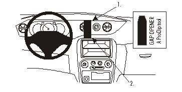 ProClip Monteringsbøyle Daihatsu YRV 01-07, Sentrert i gruppen Billyd / Hva passer i min bil / Daihatsu hos BRL Electronics (240852939)