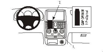 ProClip Monteringsbøyle Kia Carens 01-02 i gruppen Billyd / Hva passer i min bil / Kia / Carens / Carens 1998- hos BRL Electronics (240KIACAR01PROC)