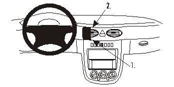 Brodit ProClip, Mercedes Benz A-Class 01-04 i gruppen Billyd / Hva passer i min bil / Mercedes / A-klasse / A-klasse W168 1997-2004 hos BRL (240852947)
