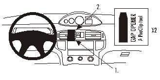 ProClip Monteringsbøyle Hyundai Matrix 02-11, Sentrert i gruppen Billyd / Hva passer i min bil / Hyundai / Matrix / Matrix 2005- hos BRL Electronics (240852953)