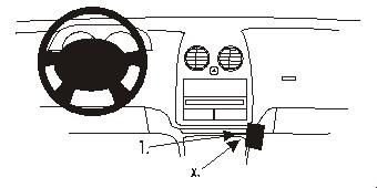 ProClip Monteringsbøyle Seat Arosa 01-04, Vinklet i gruppen Billyd / Hva passer i min bil / Seat / Arosa hos BRL Electronics (240852984)