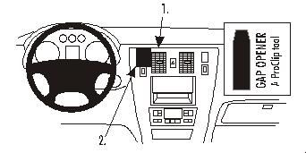 ProClip Monteringsbøyle Hyundai Terracan 02-07, Sentrert i gruppen Billyd / Hva passer i min bil / Hyundai / Terracan / Terracan 2001-2007 hos BRL Electronics (240853003)