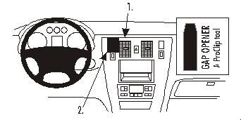 ProClip Monteringsbøyle Hyundai Terracan 02-07, Sentrert i gruppen Billyd / Hva passer i min bil  / Hyundai / Terracan / Terracan 2001-2007 hos BRL Electronics (240853003)