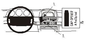 ProClip Monteringsbøyle BMW 728-750 E65 02-08, Sentrert i gruppen Billyd / Hva passer i min bil / BMW / BMW 7-serie / BMW E65 2001-2007 hos BRL Electronics (240853014)