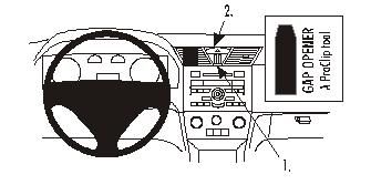 ProClip Monteringsbøyle Fiat Stilo 02-07, Sentrert i gruppen Billyd / Hva passer i min bil / Fiat / Stilo hos BRL Electronics (240853019)