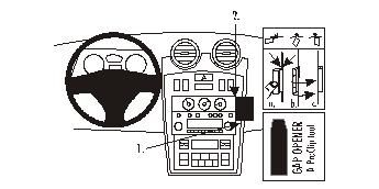 ProClip Monteringsbøyle Hyundai Coupé 02-09, Vinklet i gruppen Billyd / Hva passer i min bil  / Hyundai / Coupe / Coupe 1996-2001 hos BRL Electronics (240853037)