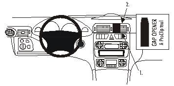 Mercedes Benz C-klasse 00-06, vinklet, høy i gruppen Billyd / Hva passer i min bil / Mercedes / C-klasse / C-klasse 2001-2007 W203 hos BRL (240853090)