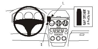 Brodit ProClip, Mazda 6 02-07 i gruppen Billyd / Hva passer i min bil / Mazda / Mazda 6 / Mazda 6 2002-2007 hos BRL (240853091)
