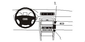 Brodit ProClip, Audi A4 Cabriolet/S4 Cabriolet 02-07 i gruppen Billyd / Hva passer i min bil / Audi / Audi A4 / Audi A4 2004-2008 / Diverse hos BRL (240853092)