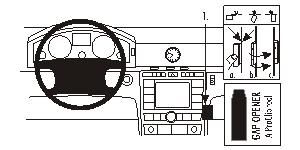 ProClip Monteringsbøyle Volkswagen Phaeton 03-10, Vinklet i gruppen Billyd / Hva passer i min bil / Volkswagen / Phaeton / Phaeton 2002- hos BRL Electronics (240853180)