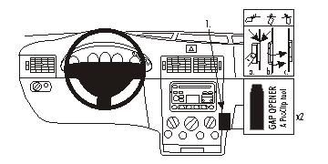 Ford Transit Connect/Tourneo Connect 03-09, Vinklet i gruppen Billyd / Hva passer i min bil / Ford / Transit Connect / Transit Connect 2002-2013 hos BRL (240853205)