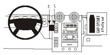 Brodit ProClip, Hummer H2 03-07 i gruppen Billyd / Hva passer i min bil / Hummer hos BRL (240853216)