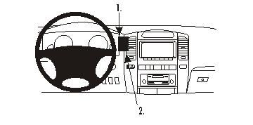 ProClip Monteringsbøyle Lexus LX Serie 03-07, Sentrert i gruppen Billyd / Hva passer i min bil / Lexus hos BRL Electronics (240853222)