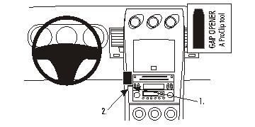 ProClip Monteringsbøyle Nissan 350 Z 03-09, Sentrert i gruppen Billyd / Hva passer i min bil  / Nissan / 350 Z hos BRL Electronics (240853250)