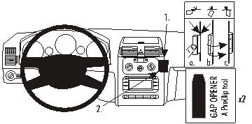 Brodit ProClip, Volkswagen Touran 03-15 i gruppen Billyd / Hva passer i min bil / Volkswagen / Touran / Touran 2003-2010 hos BRL (240853266)