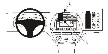 ProClip Monteringsbøyle Toyota RAV 4 01-03 i gruppen Billyd / Hva passer i min bil / Toyota / RAV4 / RAV4 2001-2005 hos BRL (240TOYRAV01PROC)