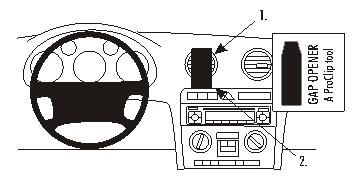 Audi A3 03-06, senter