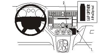 Ford C-Max 04-10/Ford Kuga 08-12, Vinklet, Lav i gruppen Billyd / Hva passer i min bil / Ford / Kuga / Kuga 2008-2012 hos BRL (240853354)