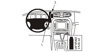 Brodit ProClip, Jaguar XJ 03-09 i gruppen Billyd / Hva passer i min bil / Jaguar hos BRL (240853383)